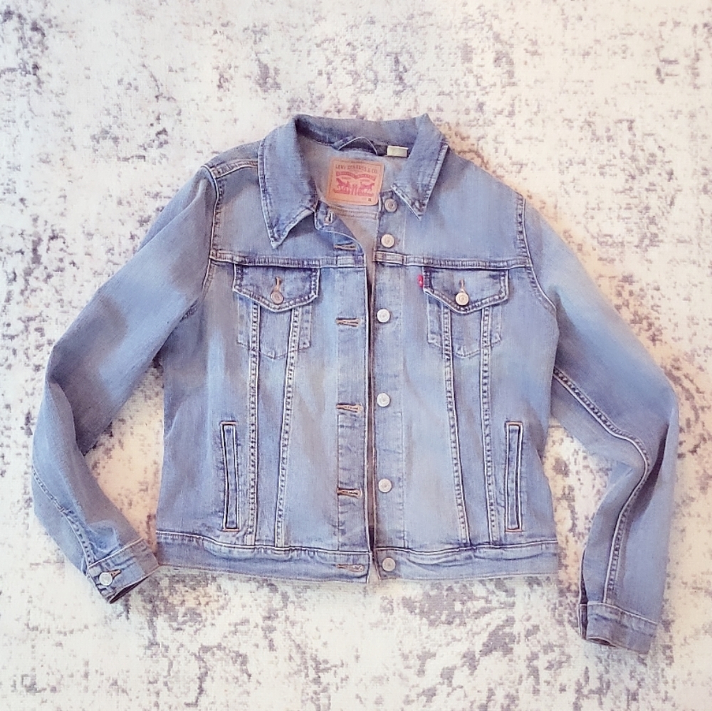 Levis Original Trucker Jacket XL Medium Wash